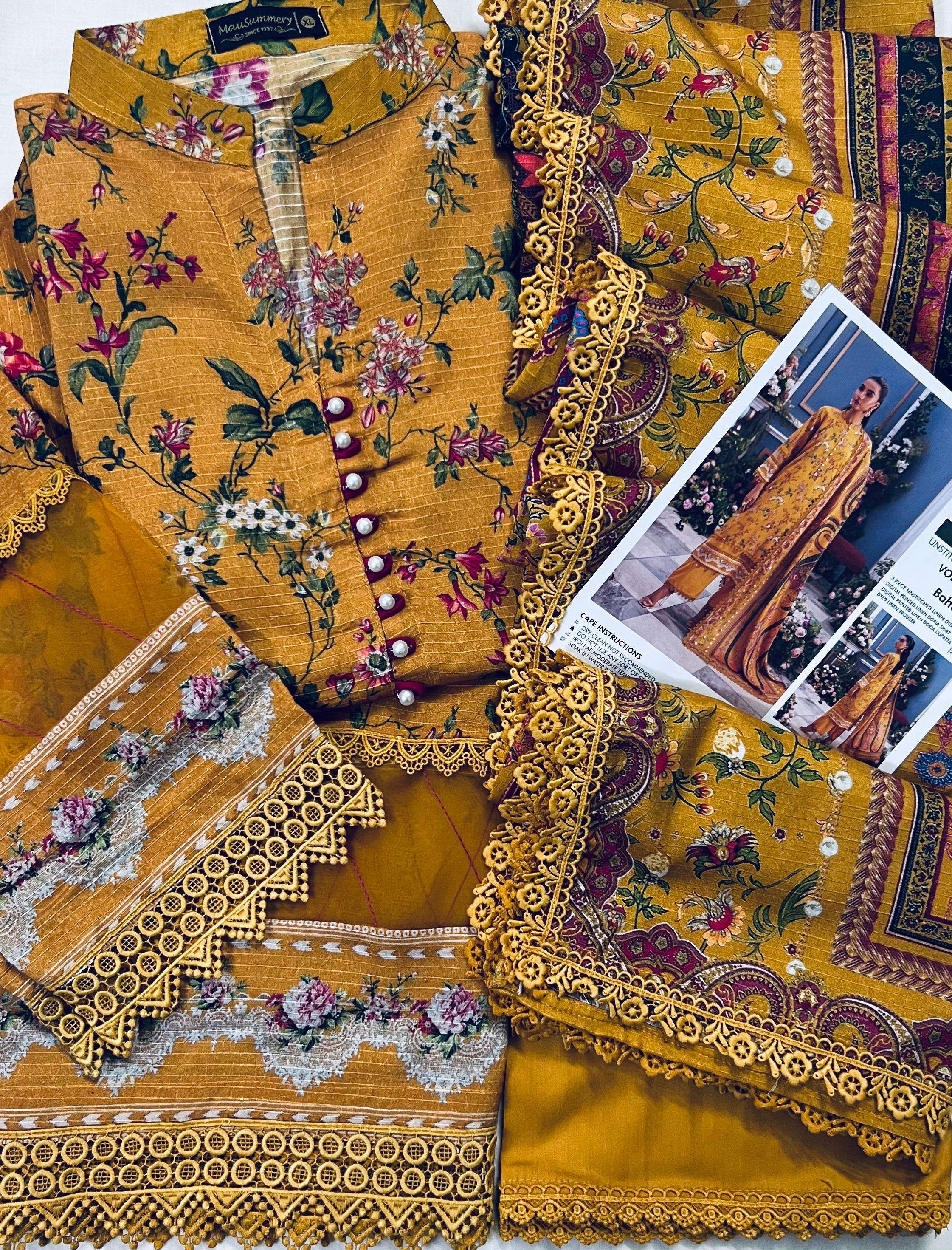 printed linen collection Vol 3  Ready to Wear by Mausammery